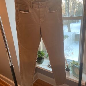 Super stretch khaki pants.